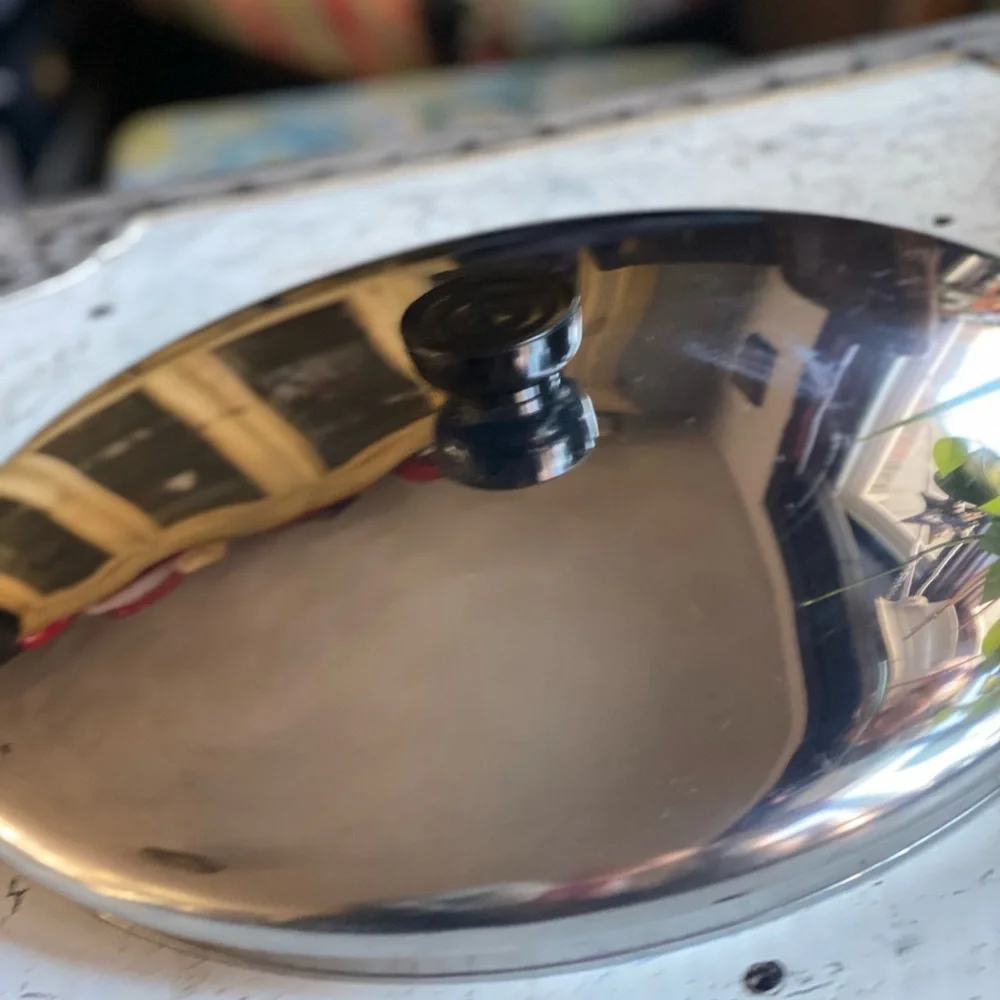 1 Revere Ware 12” ( 11 3/4”) Stainless Steel Lid